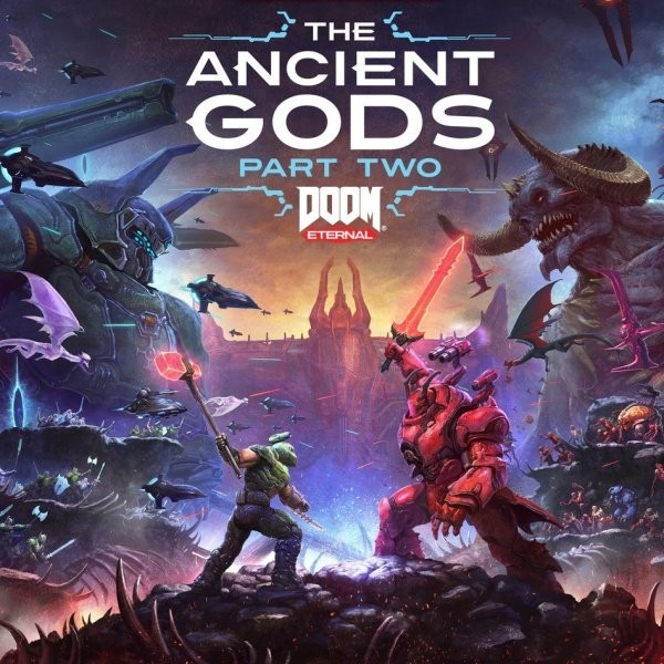 Portada oficial de DOOM Eternal: The Ancient Gods - Part Two  SWITCH