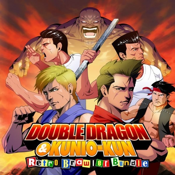 Portada oficial de Double Dragon & Kunio-kun Retro Brawler Bundle  SWITCH