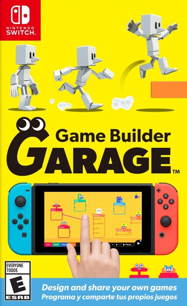 Portada oficial de Game Builder Garage  SWITCH