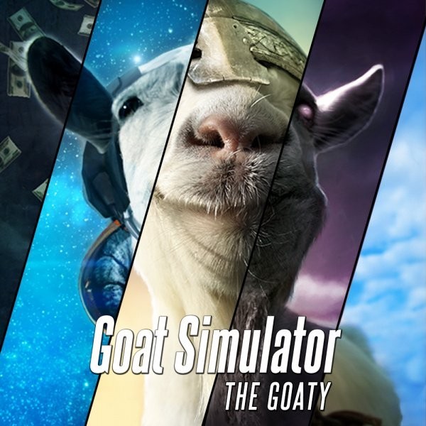 Portada oficial de Goat Simulator: The GOATY  SWITCH