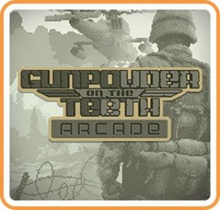 Portada oficial de Gunpowder on The Teeth: Arcade  SWITCH