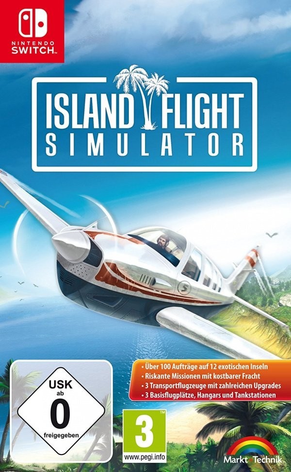 Portada oficial de Island Flight Simulator  SWITCH