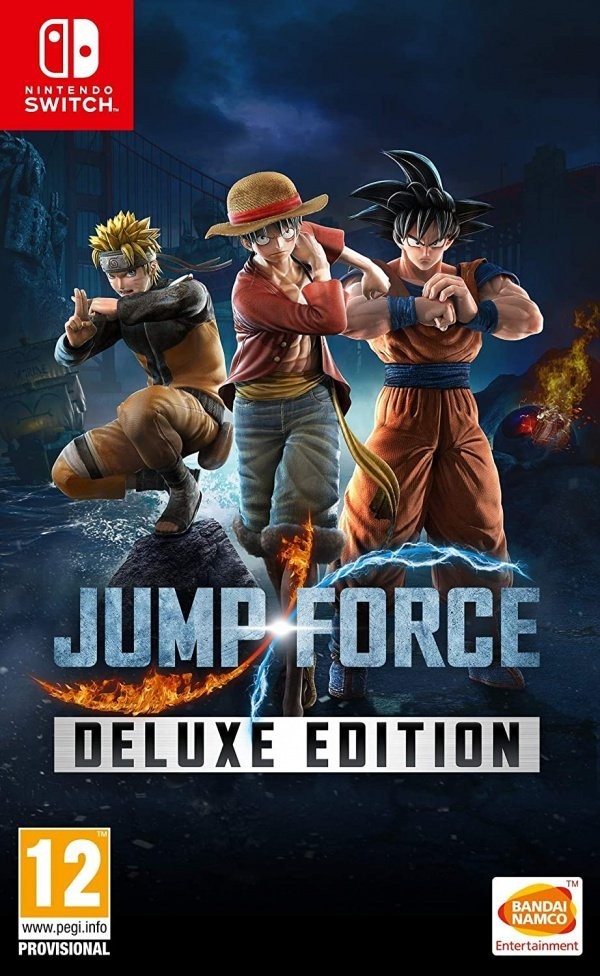 Portada oficial de Jump Force Deluxe Edition  SWITCH