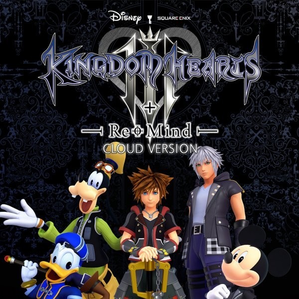 Portada oficial de Kingdom Hearts III + Re Mind - Cloud Version  SWITCH