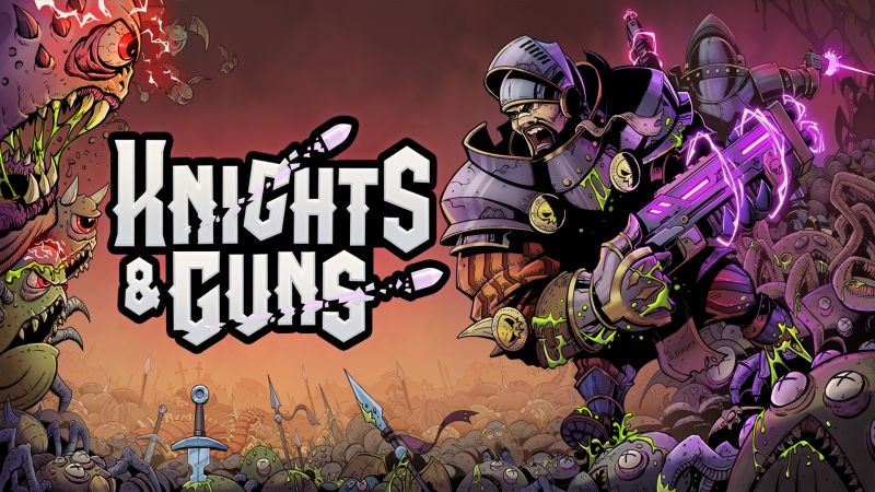 Portada oficial de Knights & Guns  SWITCH