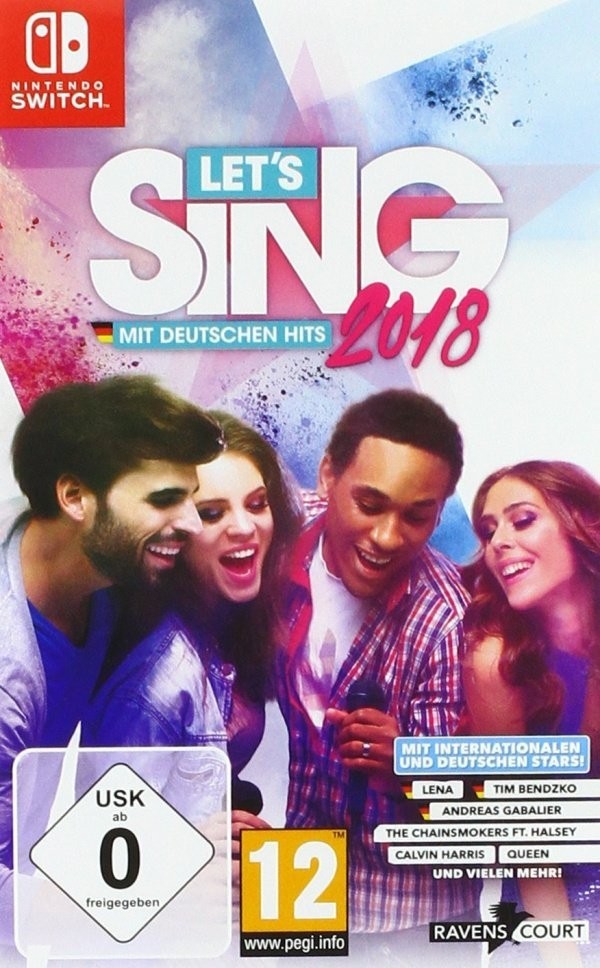 Portada oficial de Let's Sing 2018  SWITCH