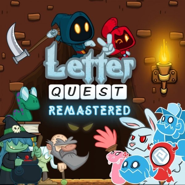 Portada oficial de Letter Quest Remastered  SWITCH