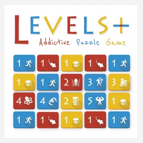 Portada oficial de Levels+: Addictive Puzzle Game  SWITCH