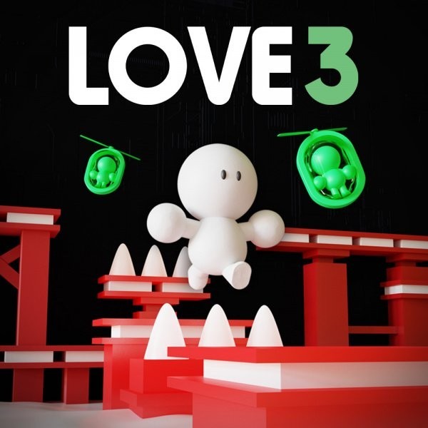 Portada oficial de Love 3  SWITCH