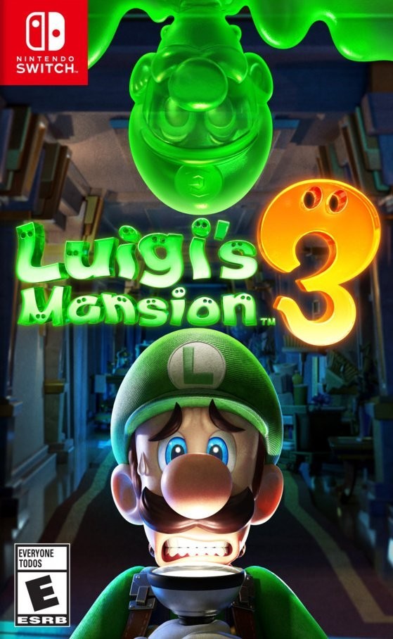 Portada oficial de Luigi's Mansion 3  SWITCH