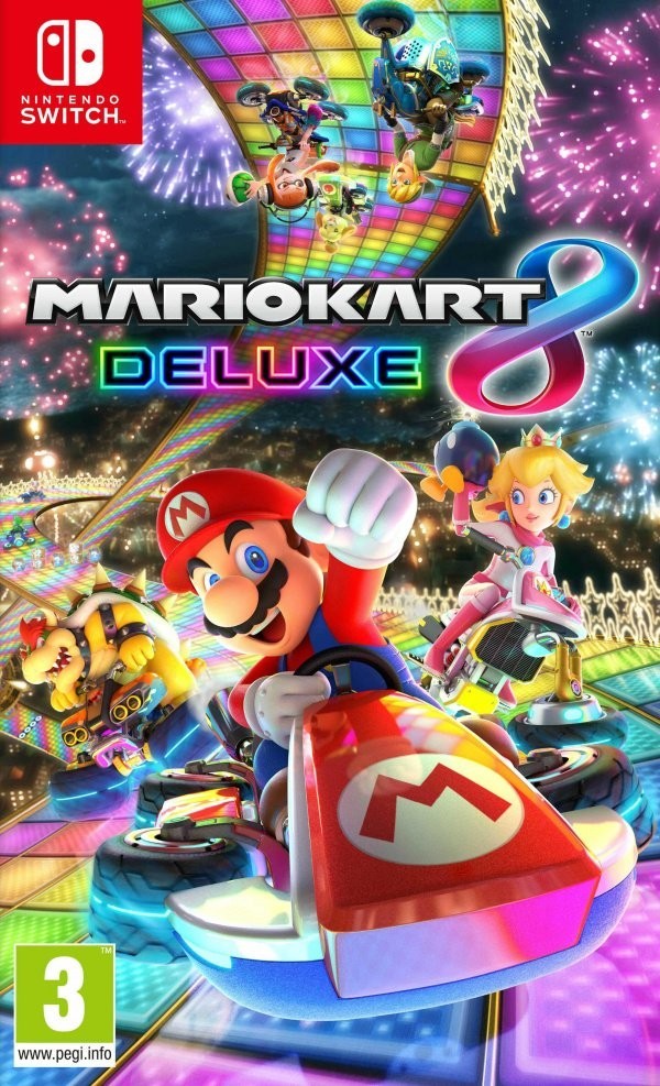 Portada oficial de Mario Kart 8 Deluxe  SWITCH