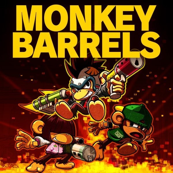 Portada oficial de Monkey Barrels  SWITCH