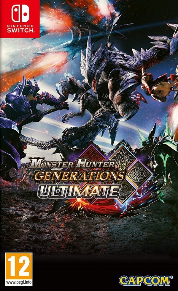 Portada oficial de Monster Hunter Generations Ultimate  SWITCH