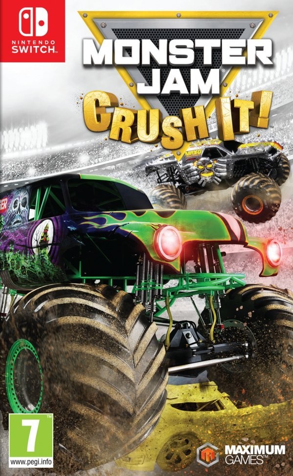 Portada oficial de Monster Jam: Crush It!  SWITCH