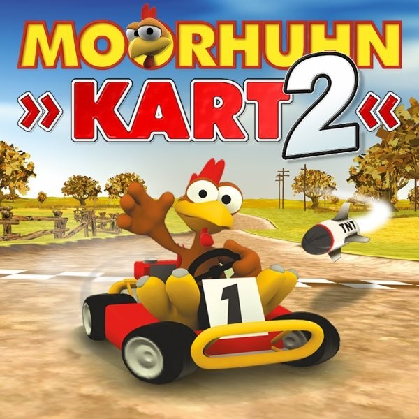 Portada oficial de Moorhuhn Kart 2  SWITCH