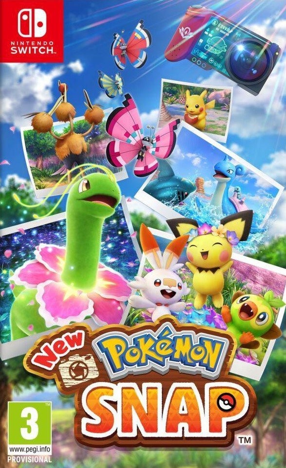 Portada oficial de New Pokémon Snap  SWITCH