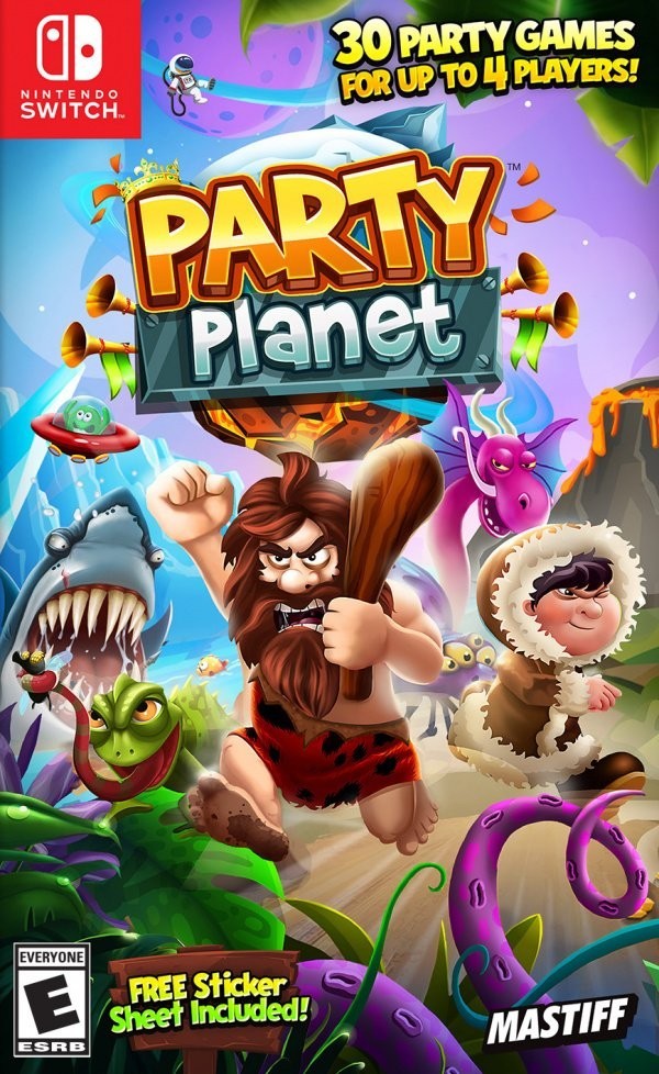 Portada oficial de Party Planet  SWITCH