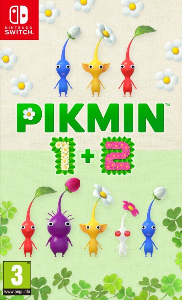 Portada oficial de Pikmin 1+2  SWITCH