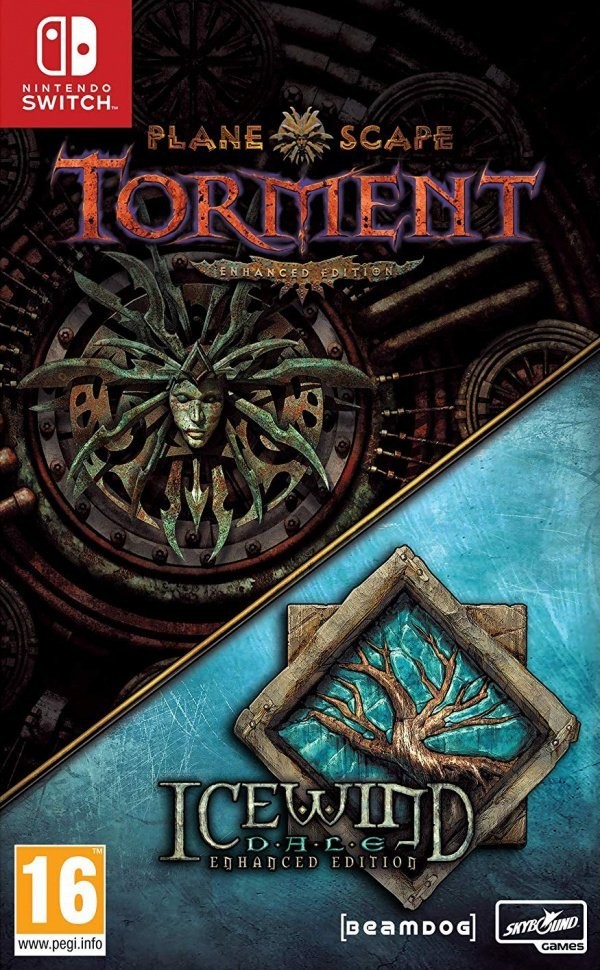 Portada oficial de Planescape: Torment & Icewind Dale Enhanced Edition  SWITCH
