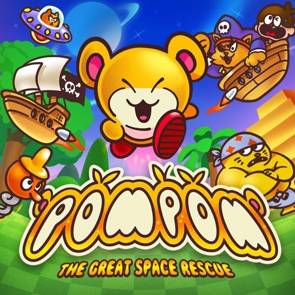 Portada oficial de Pompom: The Great Space Rescue  SWITCH
