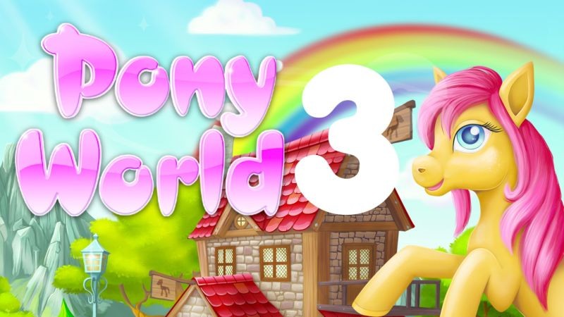 Portada oficial de Pony World 3  SWITCH