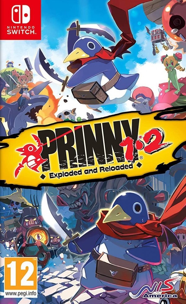 Portada oficial de Prinny 1•2: Exploded and Reloaded  SWITCH