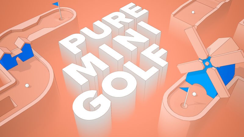 Portada oficial de Pure Mini Golf  SWITCH