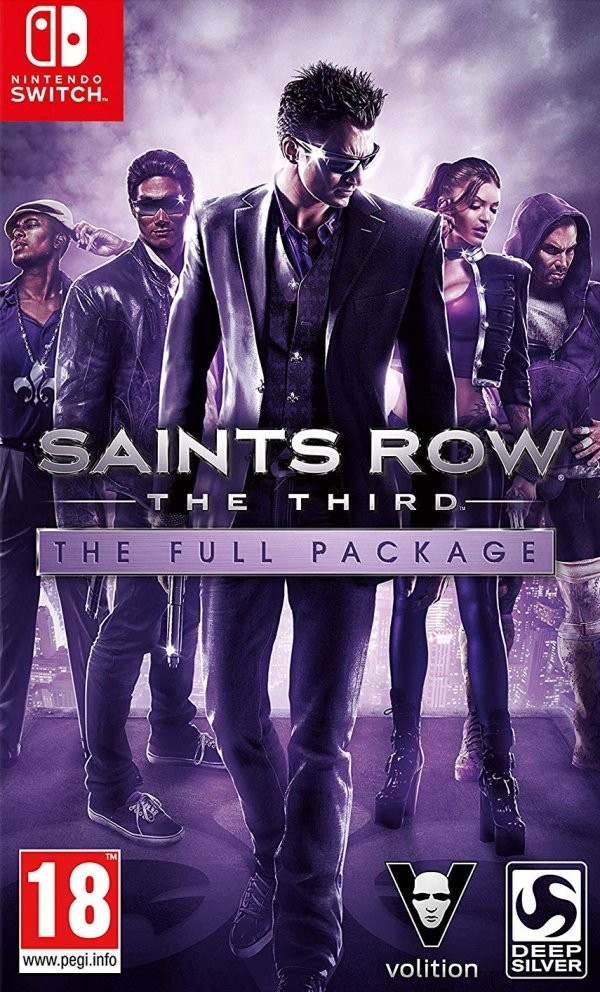 Portada oficial de Saints Row: The Third - The Full Package  SWITCH