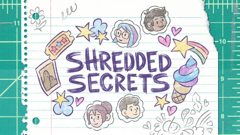 Portada oficial de Shredded Secrets  SWITCH