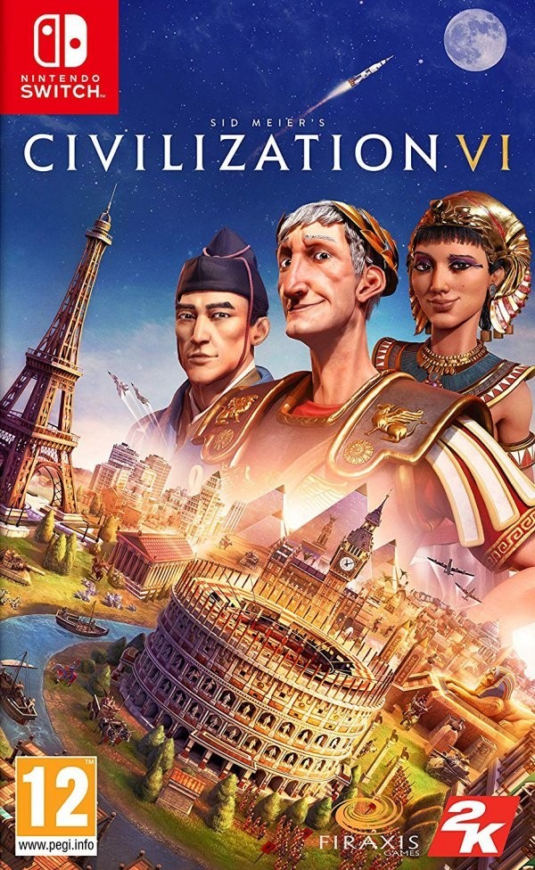 Portada oficial de Sid Meier's Civilization VI  SWITCH
