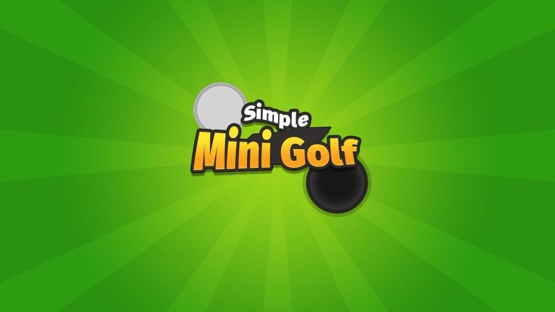 Portada oficial de Simple Mini Golf  SWITCH