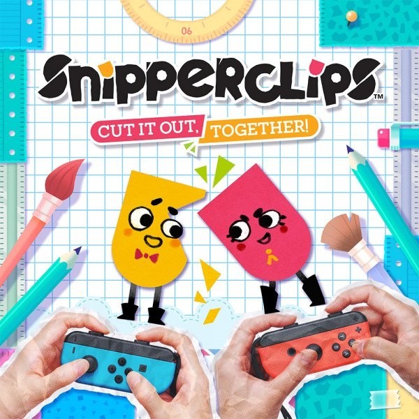 Portada oficial de Snipperclips - Cut it out, together!  SWITCH