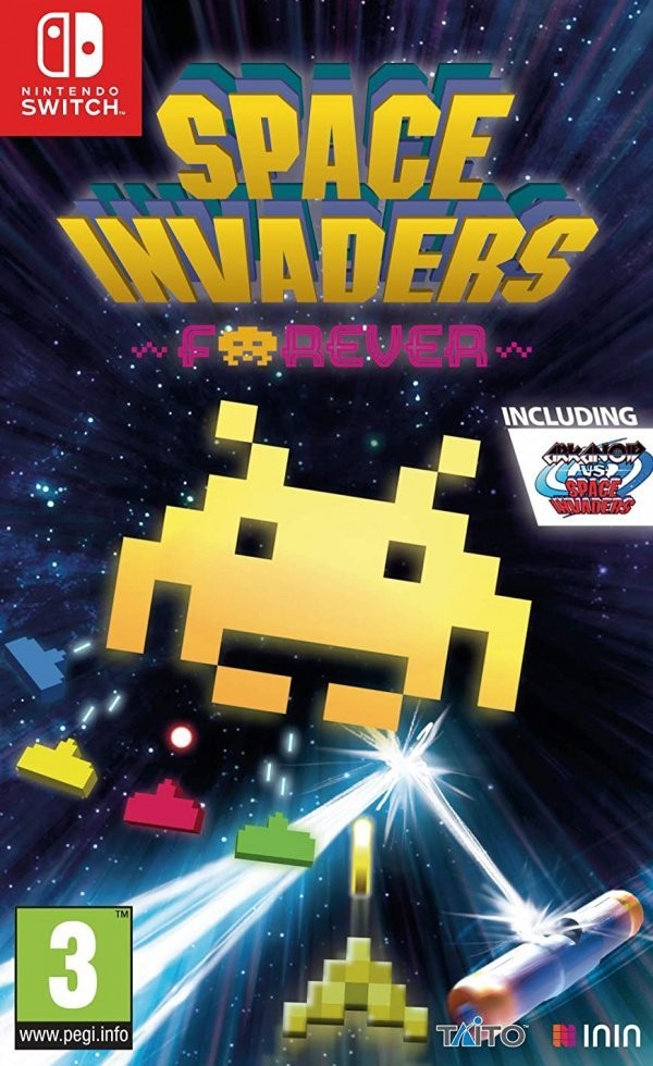 Portada oficial de Space Invaders Forever  SWITCH