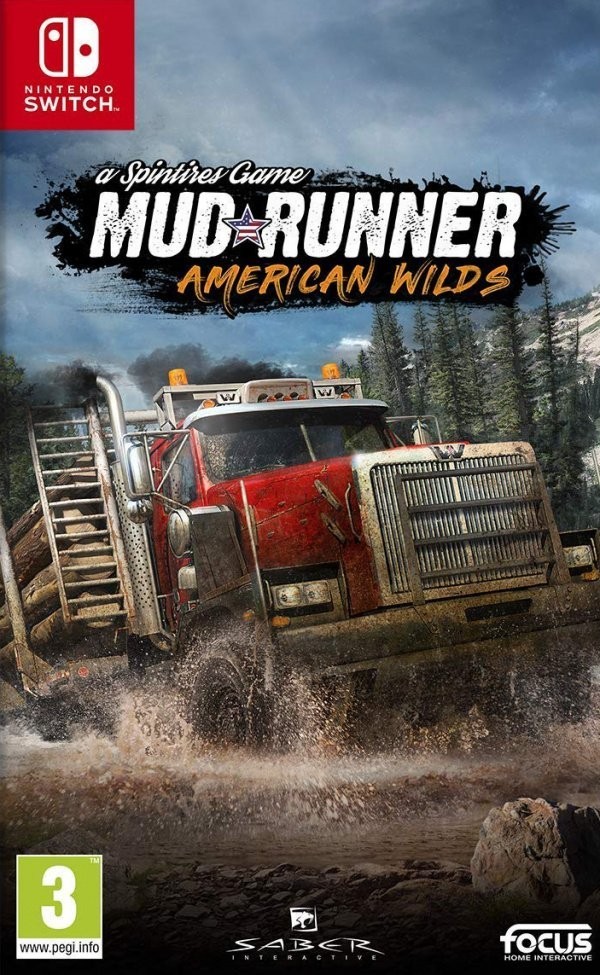 Portada oficial de Spintires: MudRunner - American Wilds Edition  SWITCH