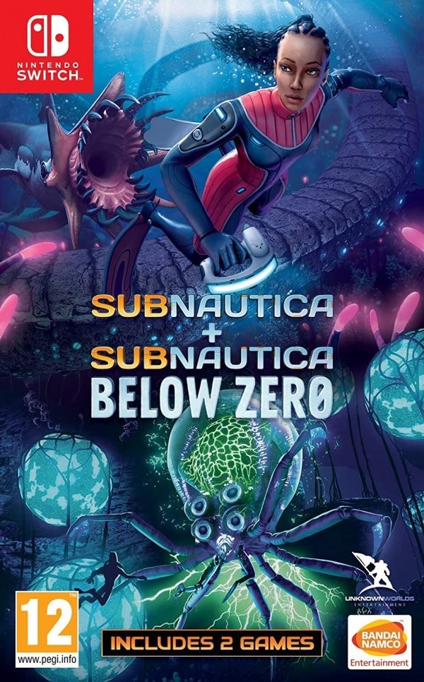 Portada oficial de Subnautica + Subnautica Below Zero Double Pack  SWITCH