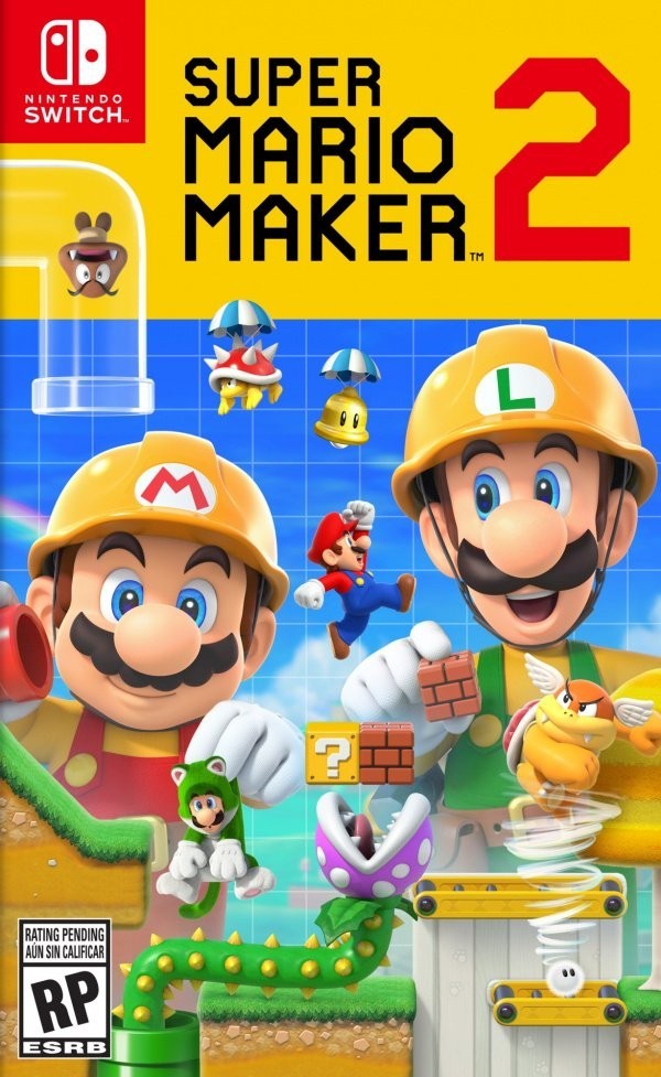 Portada oficial de Super Mario Maker 2  SWITCH