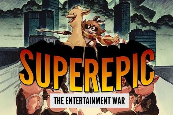 Portada oficial de SuperEpic: The Entertainment War  SWITCH