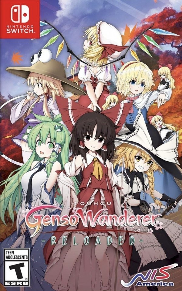Portada oficial de Touhou Genso Wanderer Reloaded  SWITCH