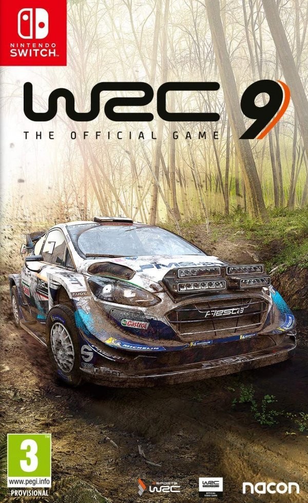 Portada oficial de WRC 9 The Official Game  SWITCH