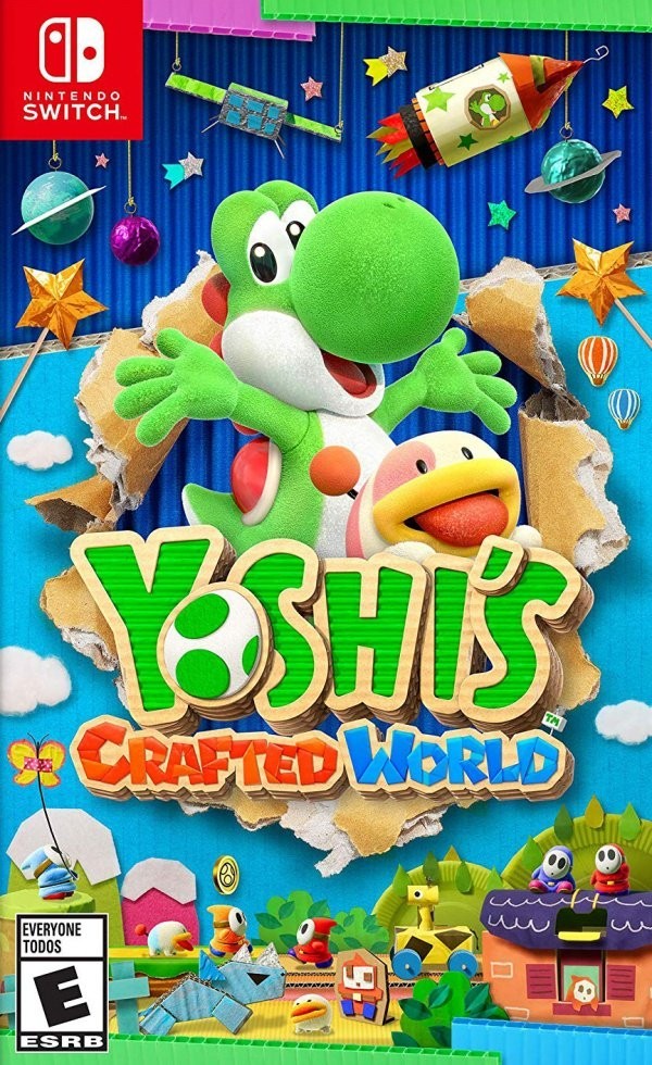 Portada oficial de Yoshi's Crafted World  SWITCH