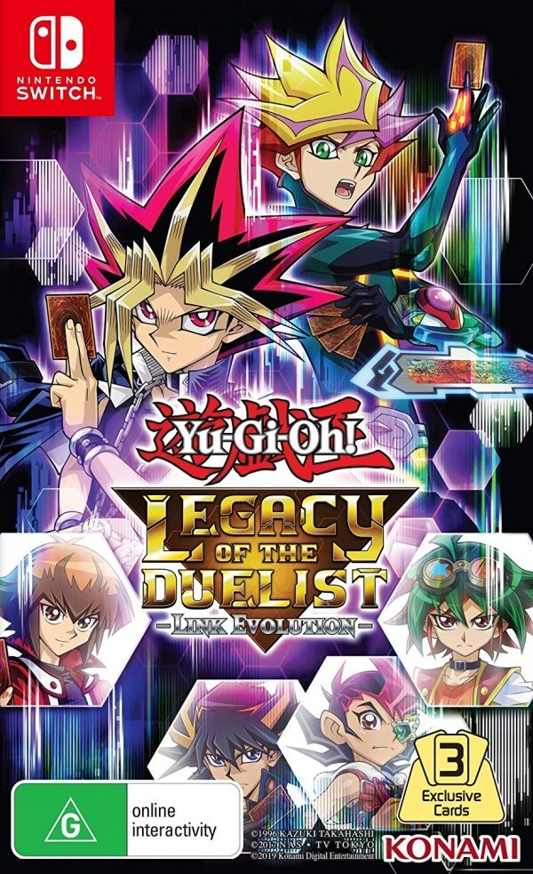 Portada oficial de Yu-Gi-Oh! Legacy of the Duelist: Link Evolution  SWITCH