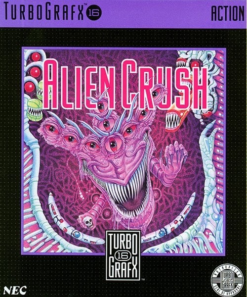 Portada oficial de Alien Crush  TG-16