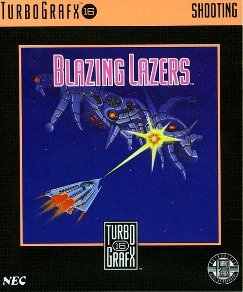 Portada oficial de Blazing Lazers  TG-16
