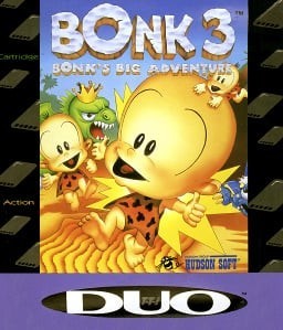 Portada oficial de Bonk 3: Bonk's Big Adventure  TG-16