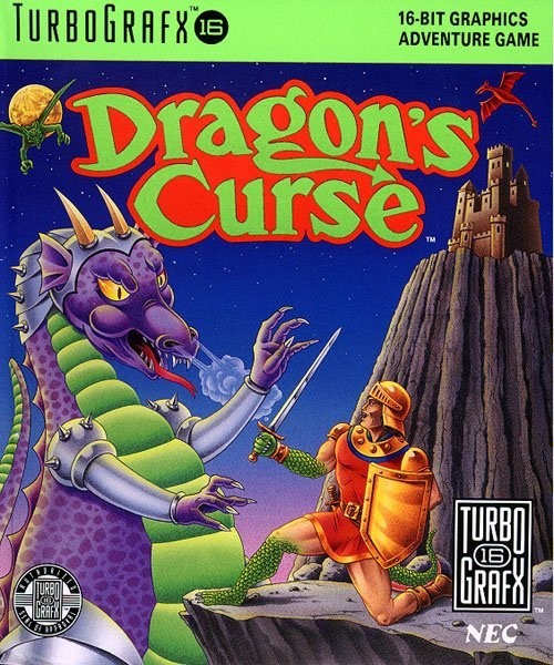 Portada oficial de Dragon's Curse  TG-16