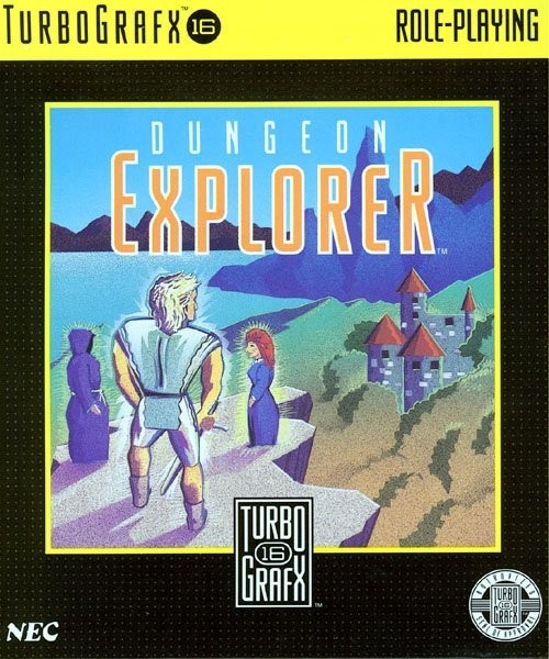 Portada oficial de Dungeon Explorer  TG-16