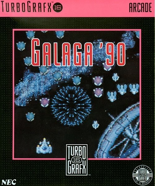 Portada oficial de Galaga '90  TG-16