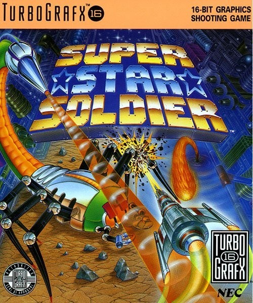 Portada oficial de Super Star Soldier  TG-16