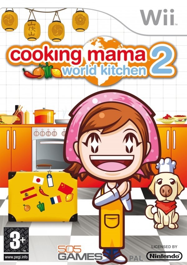 Portada oficial de Cooking Mama: World Kitchen  WII