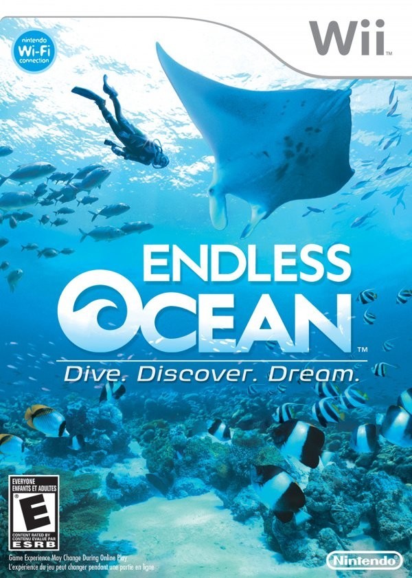 Portada oficial de Endless Ocean  WII